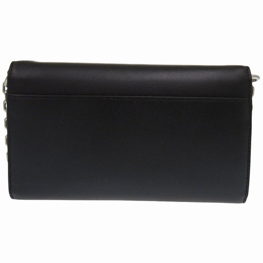 KENZO Shoulder Bag FA62PM318L24 leather black Women Used Authentic