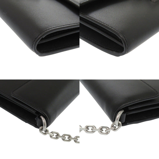 KENZO Shoulder Bag FA62PM318L24 leather black Women Used Authentic