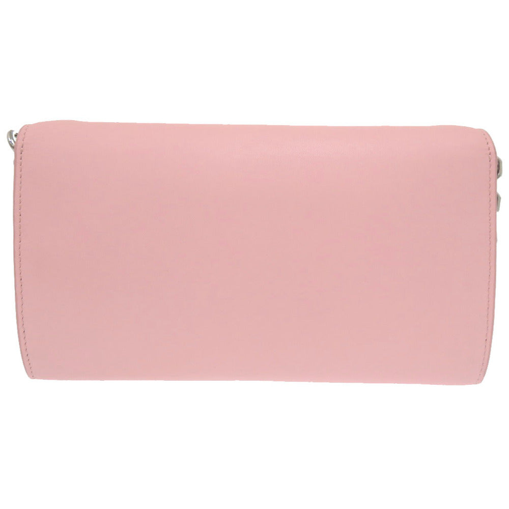 KENZO Long Wallet Purse leather Light pink FA52PM318L24 34 Women Used Authentic