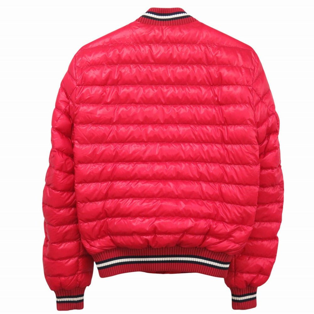 MONCLER Down jacket Nylon, Down Red DIDIER Reversible Sukajan Down Jacket mens zero size Used Authentic
