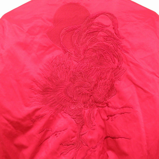 MONCLER Down jacket Nylon, Down Red DIDIER Reversible Sukajan Down Jacket mens zero size Used Authentic
