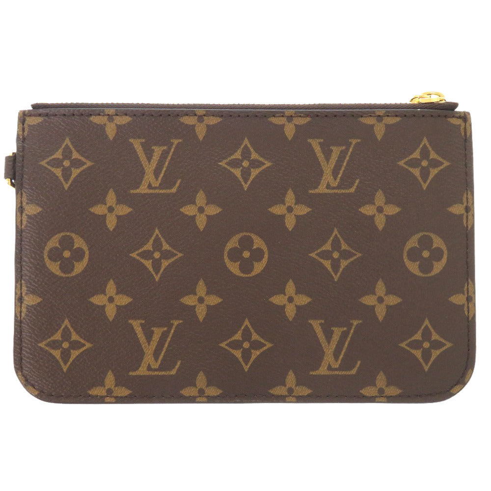 LOUIS VUITTON Pouch Monogram canvas Brown LV Monogram Neonoe pouch Women Used Authentic