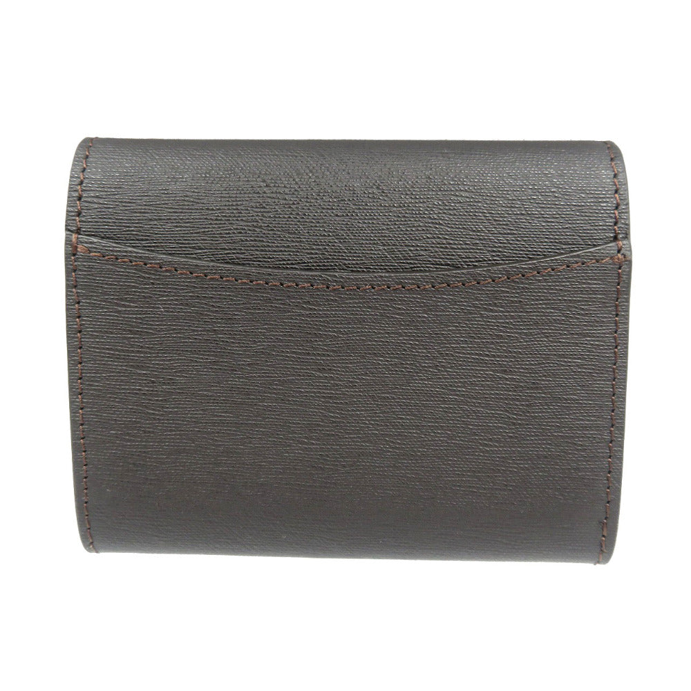 Dunhill Coin case EP8000E leather Dark brown sidecar mens Used Authentic