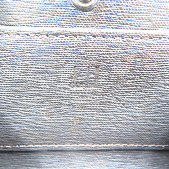 Dunhill Coin case EP8000E leather Dark brown sidecar mens Used Authentic