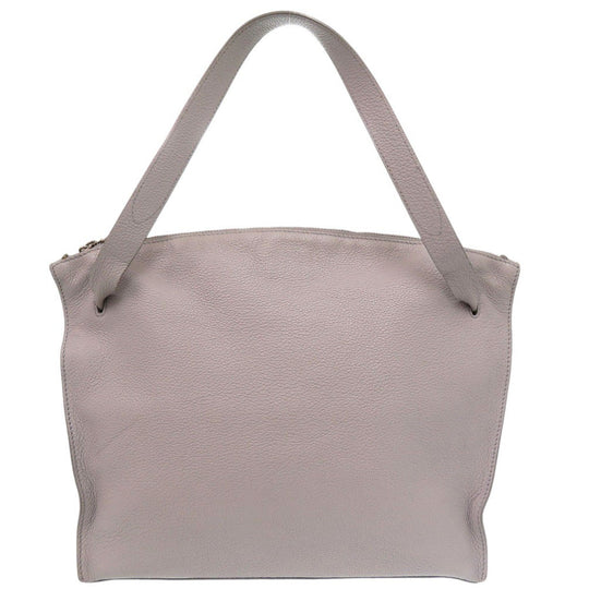 JIL SANDER Handbag leather Light gray Hill Bag One Shoulder Bag Tote Bag Handbag Women Used Authentic