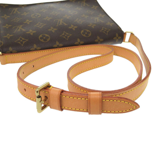 LOUIS VUITTON Shoulder Bag M51388 Monogram canvas Brown Monogram Musette Tango Long Strap Women Used Authentic