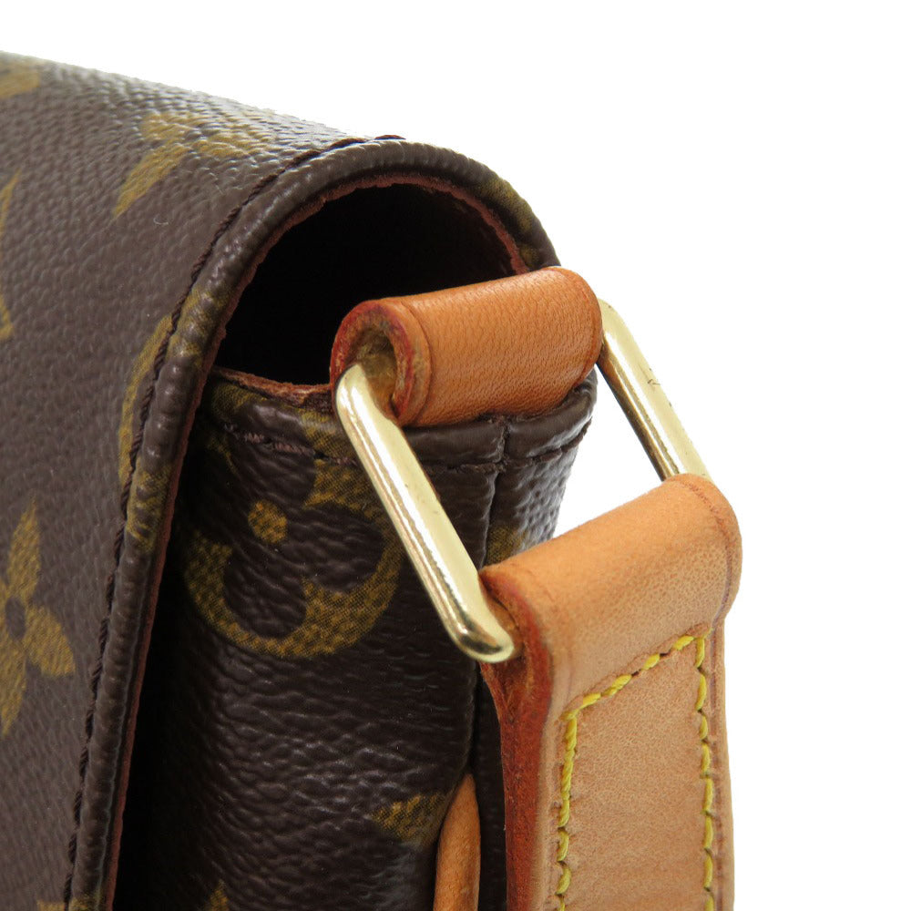 LOUIS VUITTON Shoulder Bag M51388 Monogram canvas Brown Monogram Musette Tango Long Strap Women Used Authentic