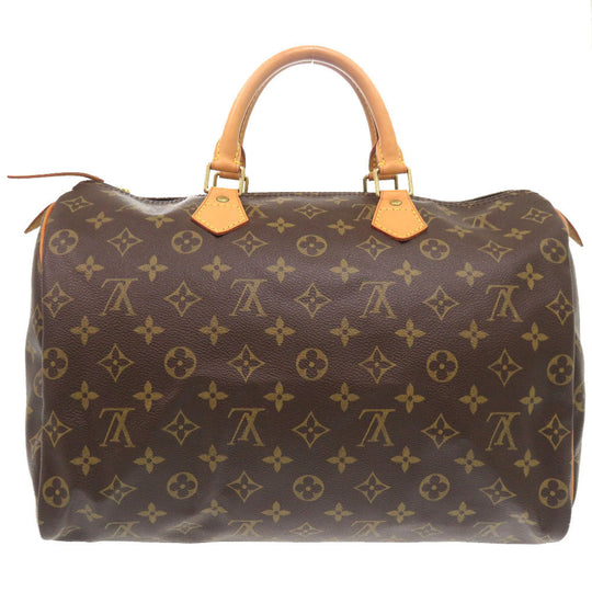 LOUIS VUITTON Handbag M41107 Monogram canvas Brown Monogram Speedy 35 Women Used Authentic