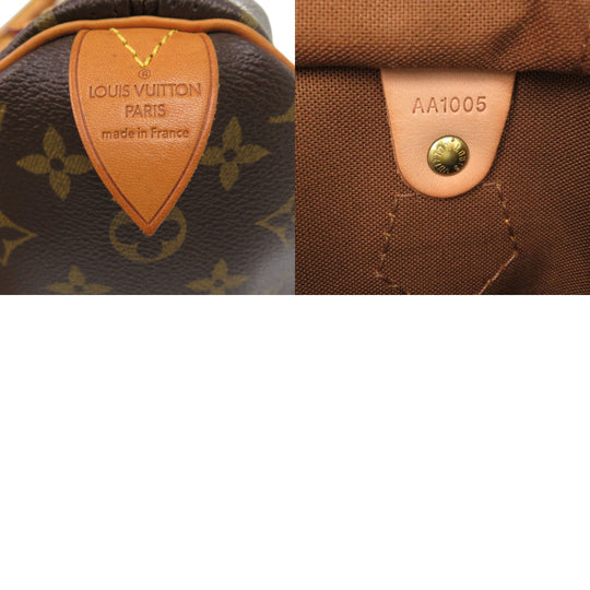LOUIS VUITTON Handbag M41107 Monogram canvas Brown Monogram Speedy 35 Women Used Authentic