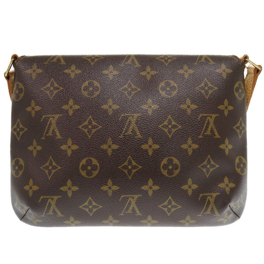 LOUIS VUITTON Shoulder Bag M51388 Monogram canvas Brown Monogram Musette Tango Long Strap Women Used Authentic