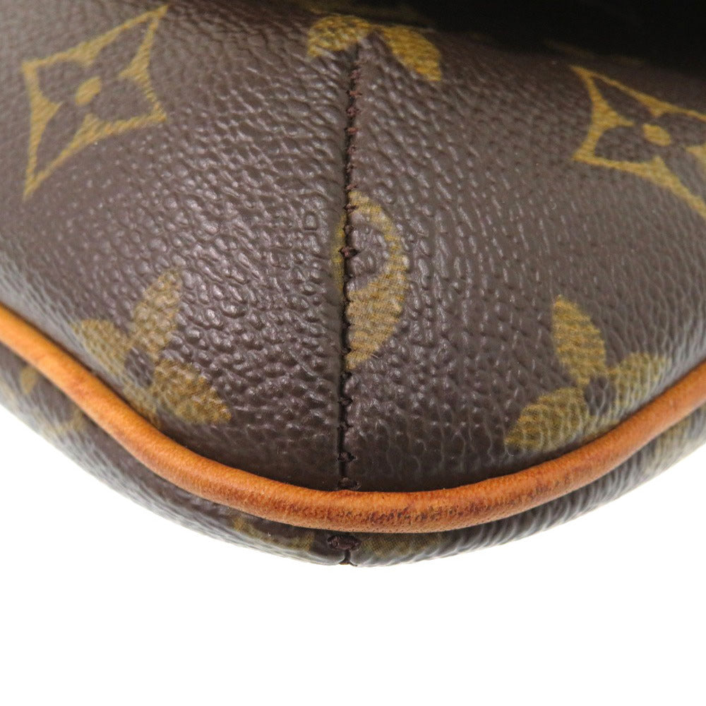 LOUIS VUITTON Shoulder Bag M51388 Monogram canvas Brown Monogram Musette Tango Long Strap Women Used Authentic