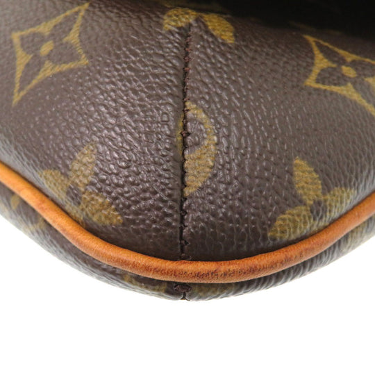 LOUIS VUITTON Shoulder Bag M51388 Monogram canvas Brown Monogram Musette Tango Long Strap Women Used Authentic