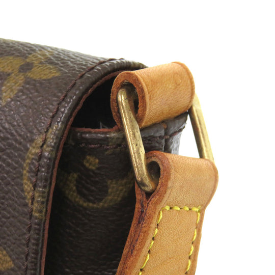 LOUIS VUITTON Shoulder Bag M51388 Monogram canvas Brown Monogram Musette Tango Long Strap Women Used Authentic