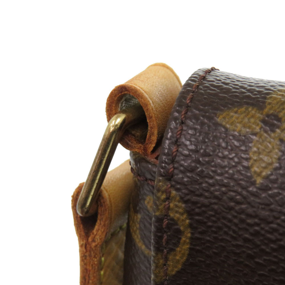 LOUIS VUITTON Shoulder Bag M51388 Monogram canvas Brown Monogram Musette Tango Long Strap Women Used Authentic