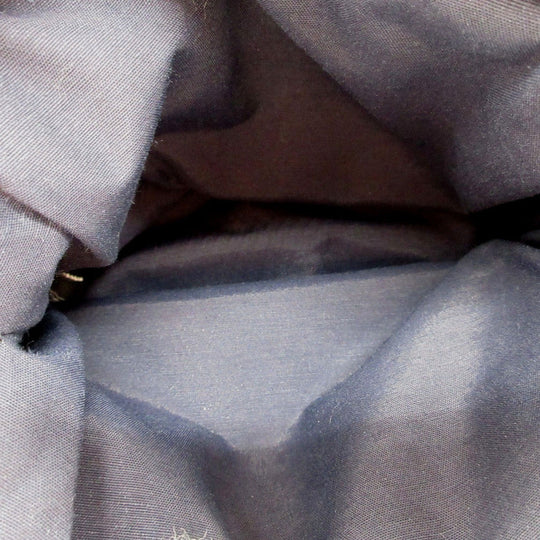 HERMES Pouch cotton blue Bolide Pouch 20 PM Women Used Authentic