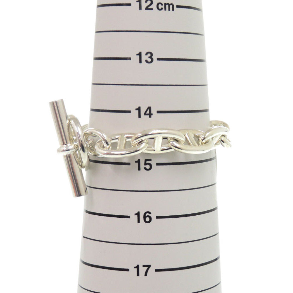 HERMES bracelet Silver925 Silver Chene Dunkle GM 11 frames unisex(Unisex) Used Authentic
