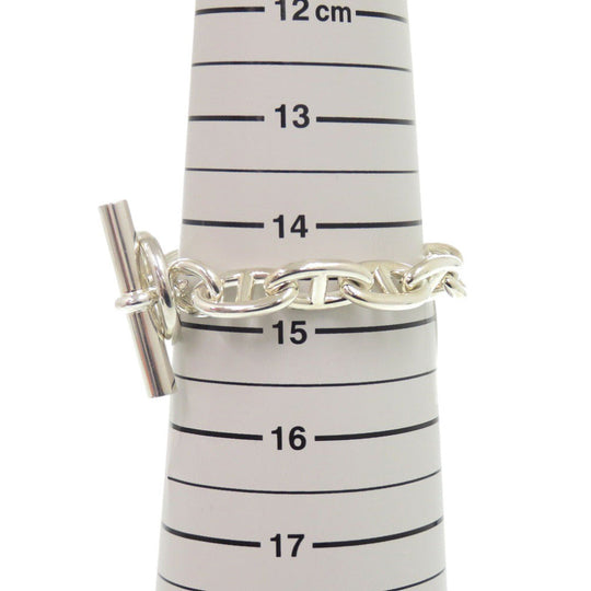 HERMES bracelet Silver925 Silver Chene Dunkle GM 11 frames unisex(Unisex) Used Authentic