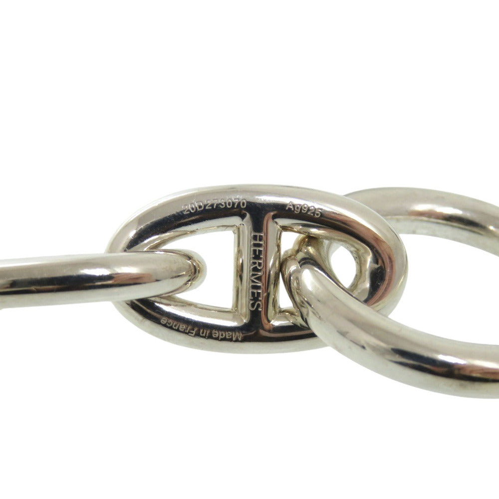 HERMES bracelet Silver925 Silver Chene Dunkle GM 11 frames unisex(Unisex) Used Authentic