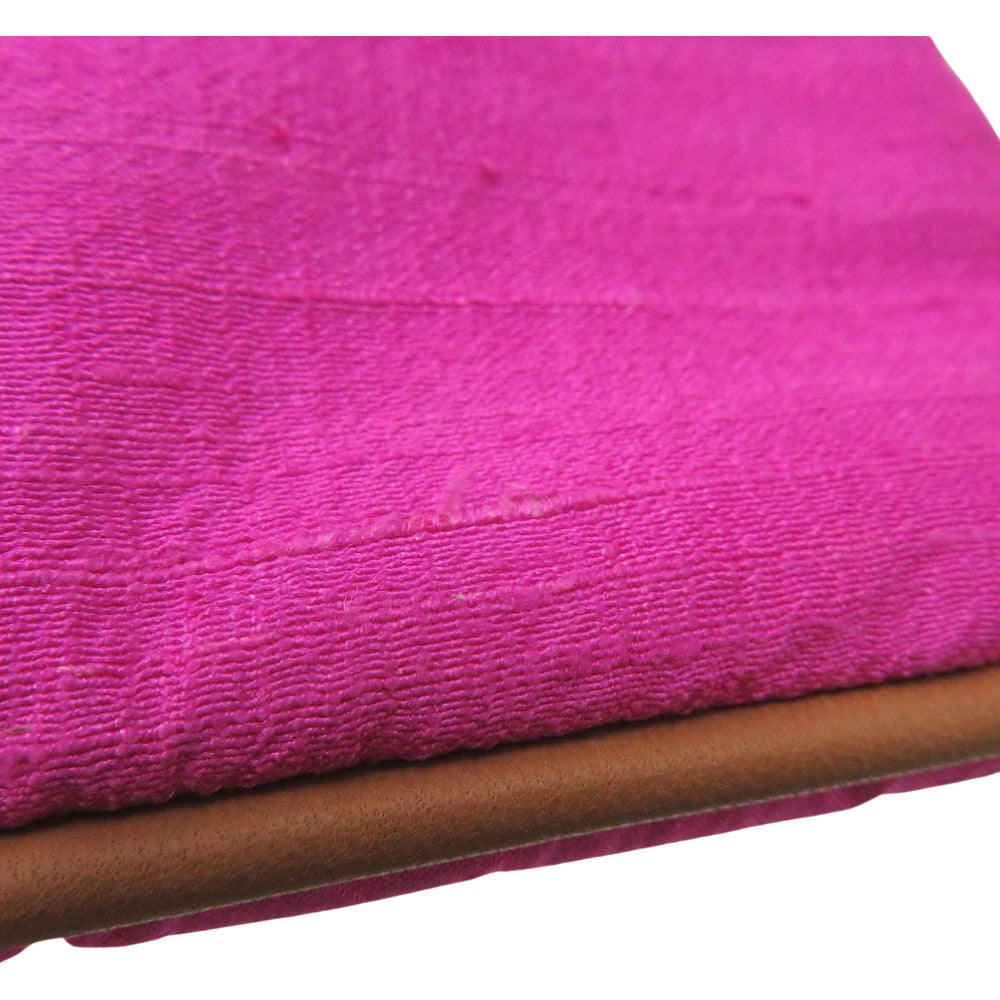 HERMES Pouch silk Rose Pivoine Hermes Bolide Pouch 16 Silk Women Used Authentic