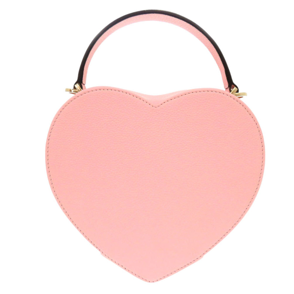 BONAVENTURA Handbag leather Cherry blossom Aria Heart Bag Women Used Authentic