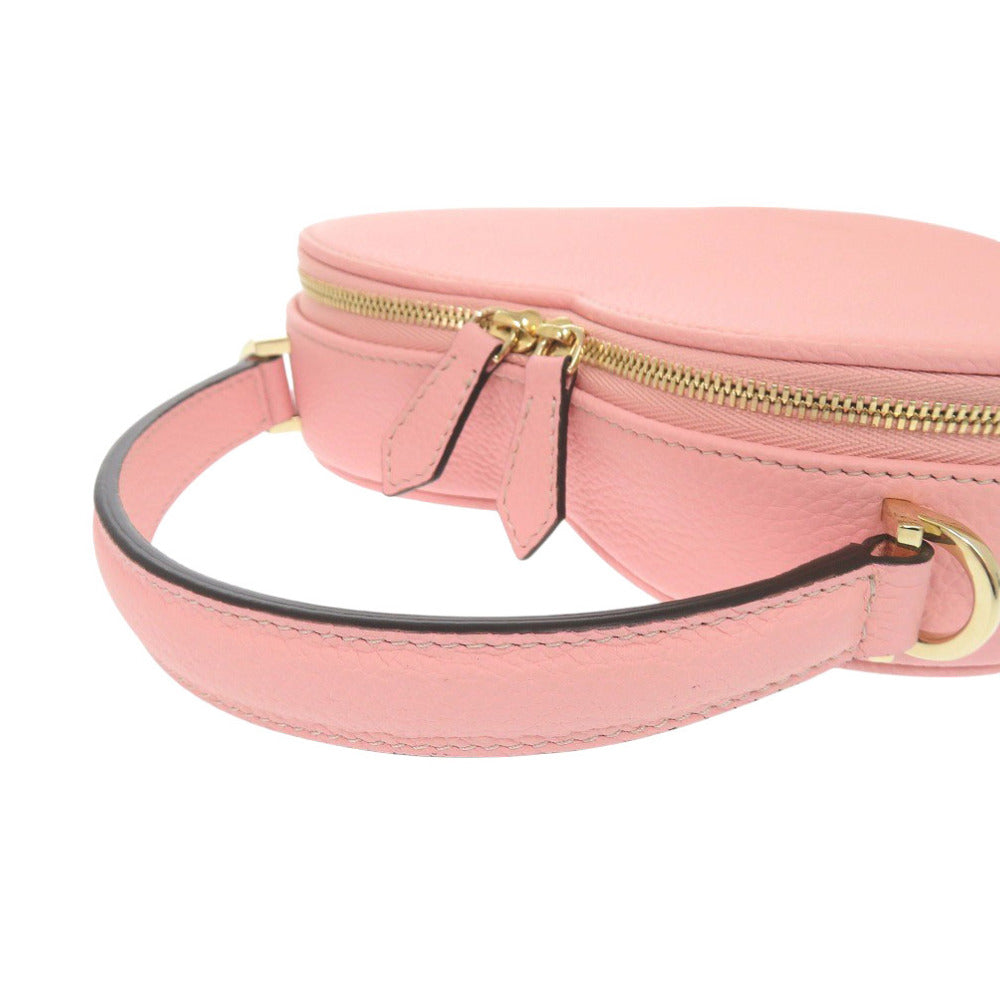 BONAVENTURA Handbag leather Cherry blossom Aria Heart Bag Women Used Authentic