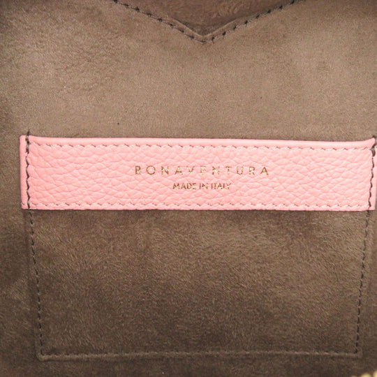 BONAVENTURA Handbag leather Cherry blossom Aria Heart Bag Women Used Authentic