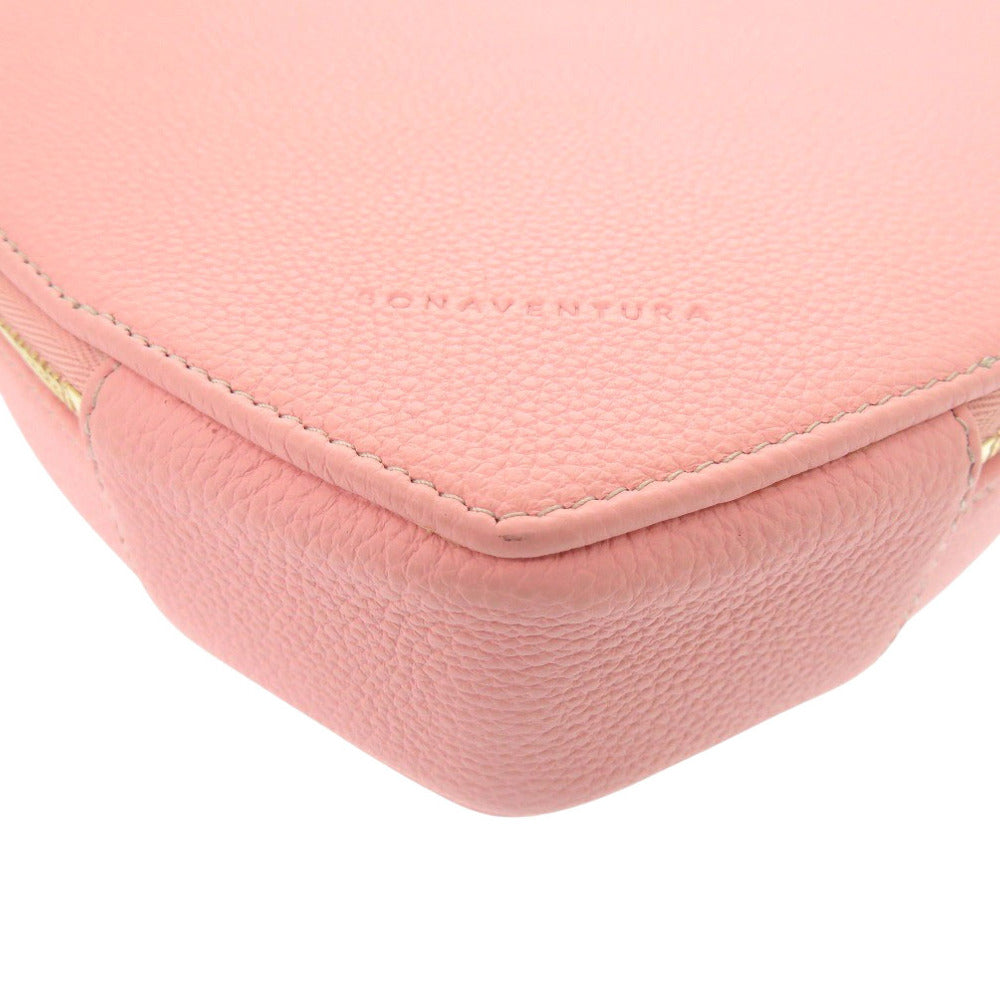 BONAVENTURA Handbag leather Cherry blossom Aria Heart Bag Women Used Authentic