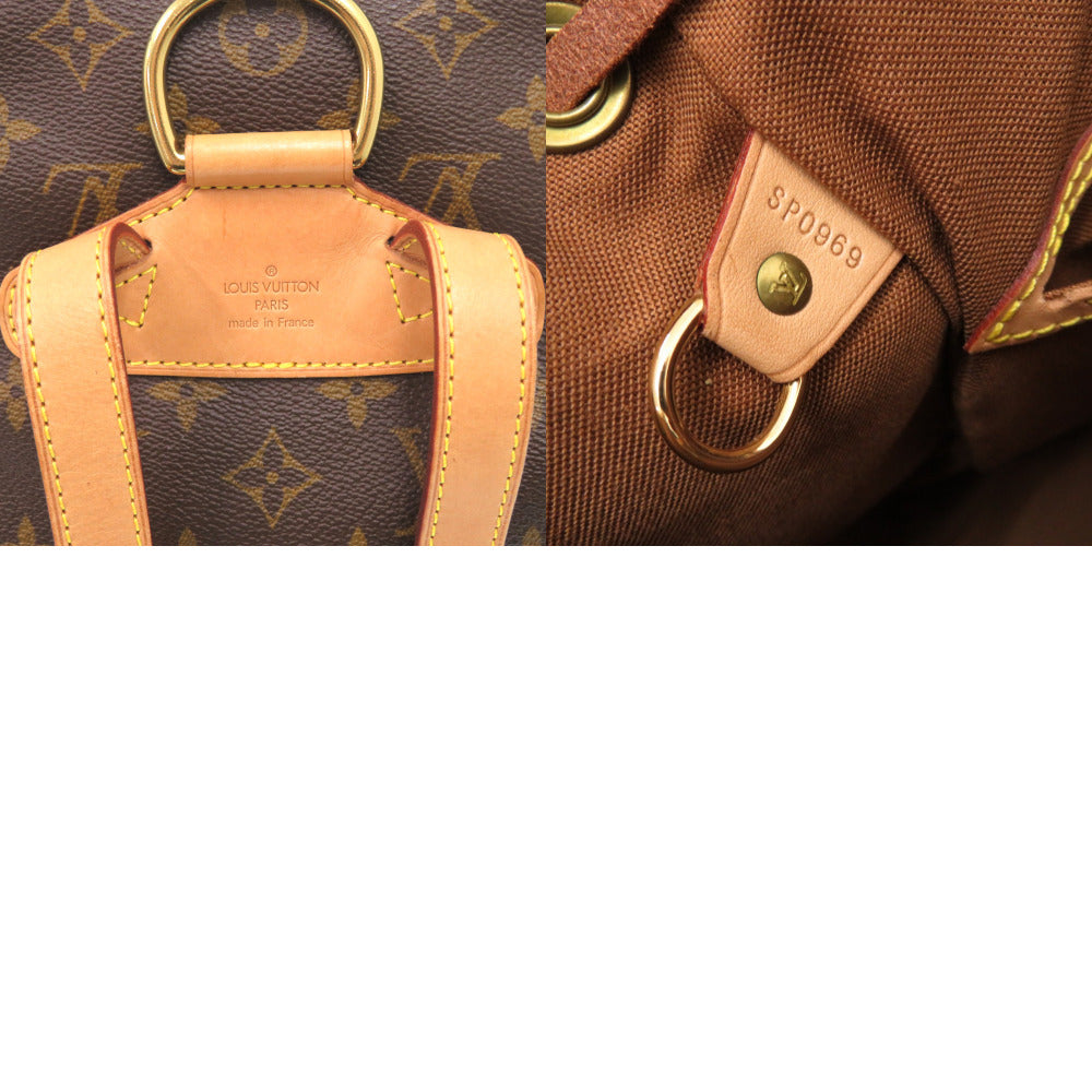 LOUIS VUITTON Backpack M51136 Monogram canvas Brown Monogram MontsourisMM Women Used Authentic