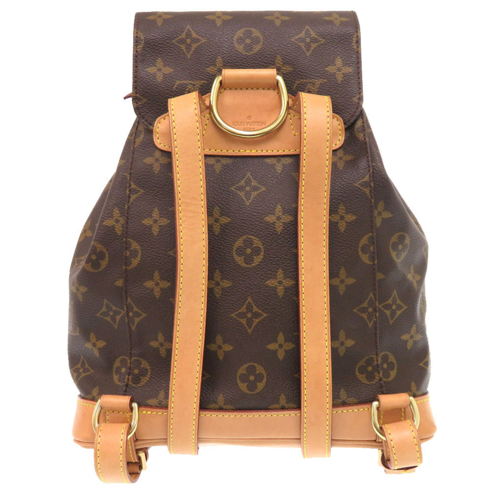 LOUIS VUITTON Backpack M51136 Monogram canvas Brown Monogram MontsourisMM Women Used Authentic