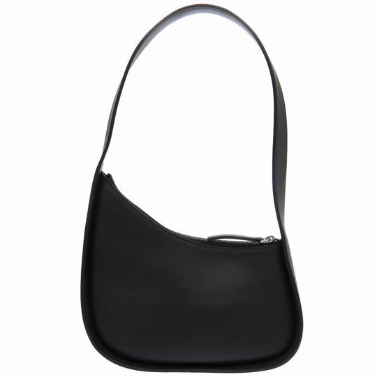 THE ROW Handbag leather black Half moon Women Used Authentic