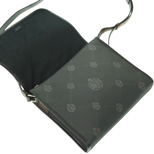 Berluti Shoulder Bag PVC, Leather black Flaneur PM Messenger Bag mens Used Authentic