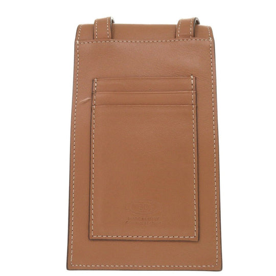 TOD’S Shoulder Bag leather Brown Timeless