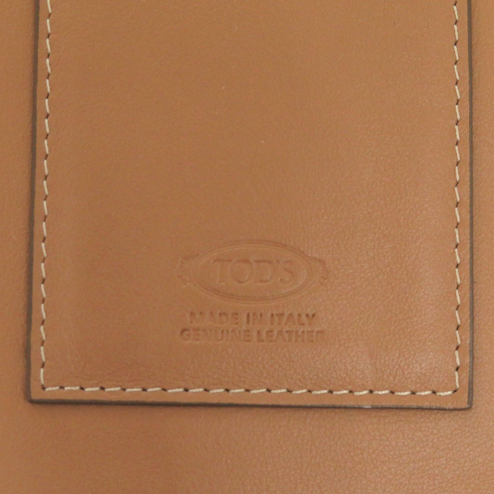 TOD’S Shoulder Bag leather Brown Timeless