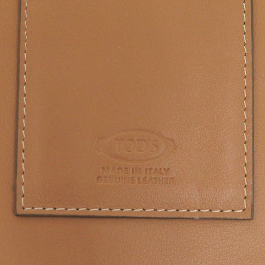 TOD’S Shoulder Bag leather Brown Timeless
