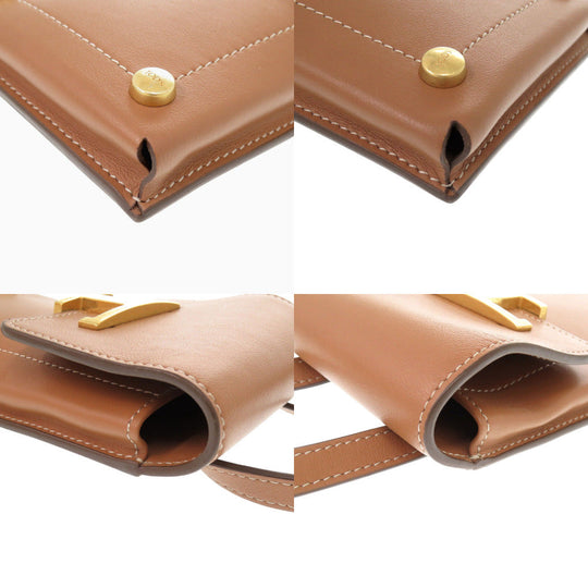 TOD’S Shoulder Bag leather Brown Timeless