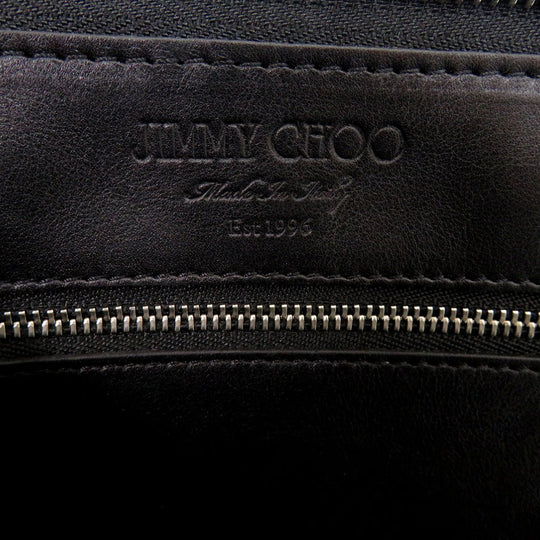 JIMMY CHOO Clutch bag pony, leather green Clutch bag Camouflage Pattern mens Used Authentic