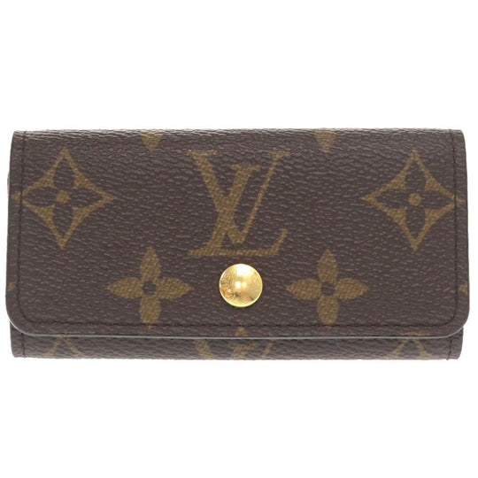 LOUIS VUITTON Key case Key holder  M69517 Monogram canvas Brown Monogram Multicles4 Women Used Authentic