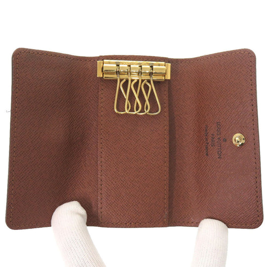 LOUIS VUITTON Key case Key holder  M69517 Monogram canvas Brown Monogram Multicles4 Women Used Authentic