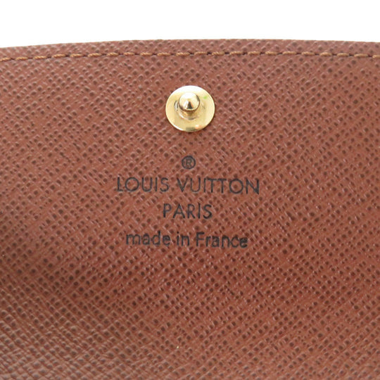 LOUIS VUITTON Key case Key holder  M69517 Monogram canvas Brown Monogram Multicles4 Women Used Authentic