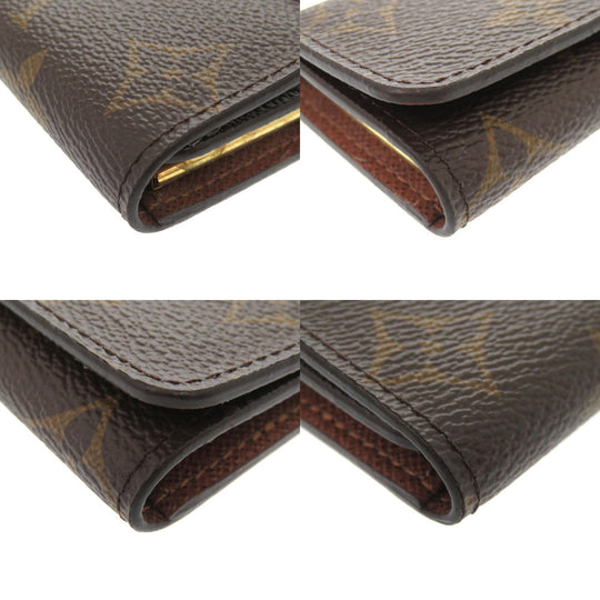LOUIS VUITTON Key case Key holder  M69517 Monogram canvas Brown Monogram Multicles4 Women Used Authentic