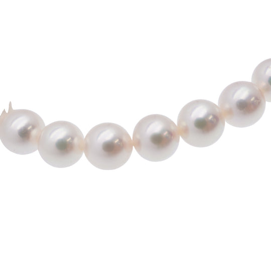 POLA Necklace Akoya Pearl, Silver925 Pearl Akoya Pearl 0.2"-0.3" Women Used Authentic