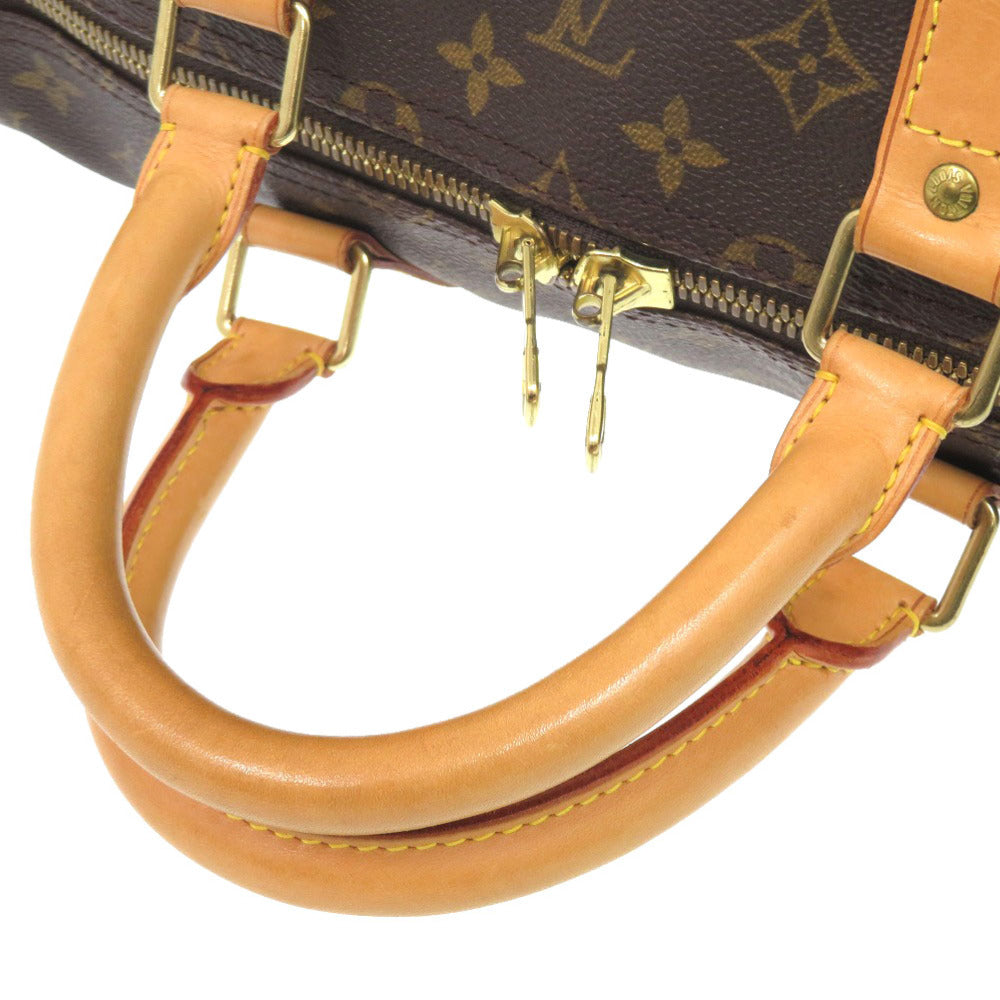 LOUIS VUITTON Boston Duffel bag M41424 Monogram canvas Brown Monogram Keepall 55 mens Used Authentic
