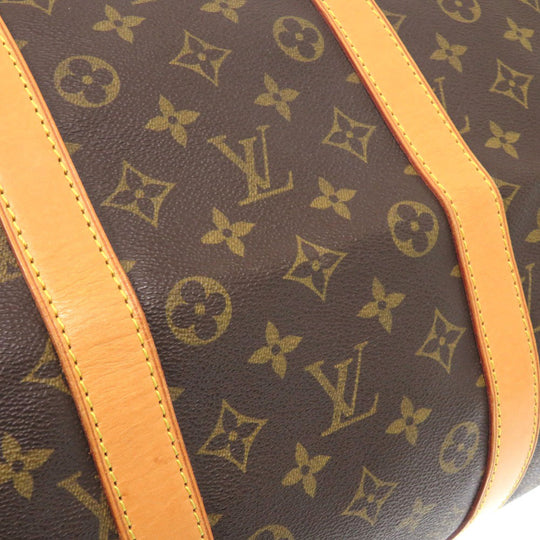 LOUIS VUITTON Boston Duffel bag M41424 Monogram canvas Brown Monogram Keepall 55 mens Used Authentic