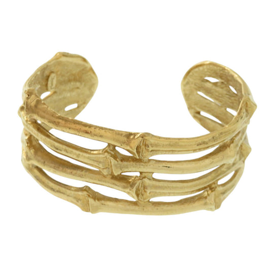 YVES SAINT LAURENT Bangle metal gold vintage unisex(Unisex) Used Authentic