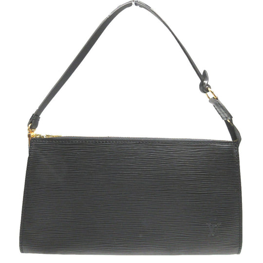LOUIS VUITTON Pouch M52942 Epi Leather Noir Epi Pochette Accessoires Women Used Authentic