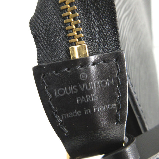LOUIS VUITTON Pouch M52942 Epi Leather Noir Epi Pochette Accessoires Women Used Authentic