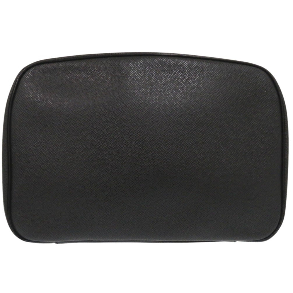 LOUIS VUITTON business bag M30212 Taiga black Taiga True Toilet Ardoise business bag pouch mens Used Authentic
