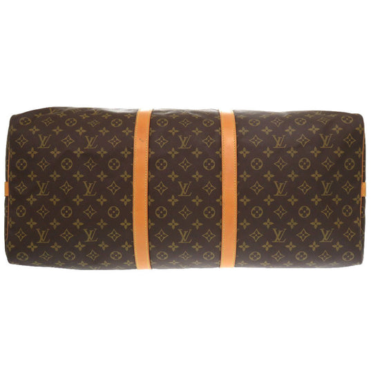 LOUIS VUITTON Boston Duffel bag M41412 Monogram canvas Brown Monogram Keepall bandouliere60 mens Used Authentic