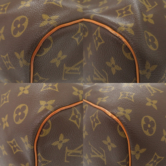 LOUIS VUITTON Boston Duffel bag M41412 Monogram canvas Brown Monogram Keepall bandouliere60 mens Used Authentic