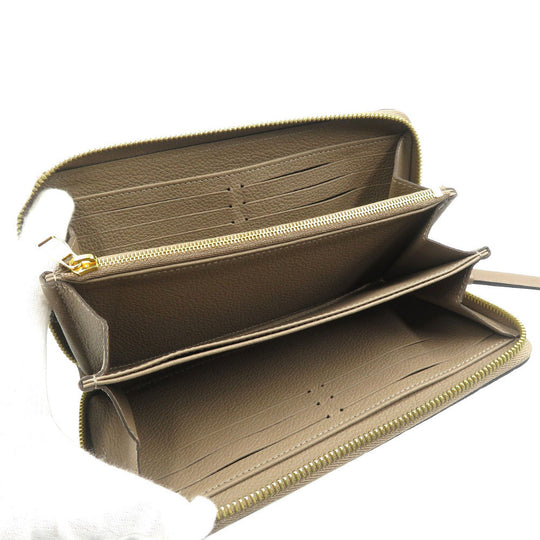 LOUIS VUITTON Long Wallet Purse M69034 Monogram Ann Platt gray Ann Platt Zippy wallet Women Used Authentic